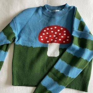zara mushroom sweater